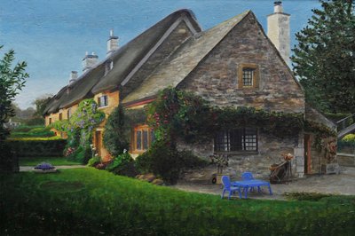 Thatched Cottage, Great Tew by Trevor Neal